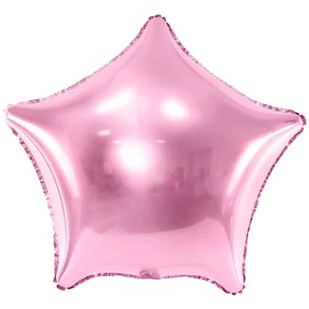 Balon folie Stea Roz 45cm PDC1054