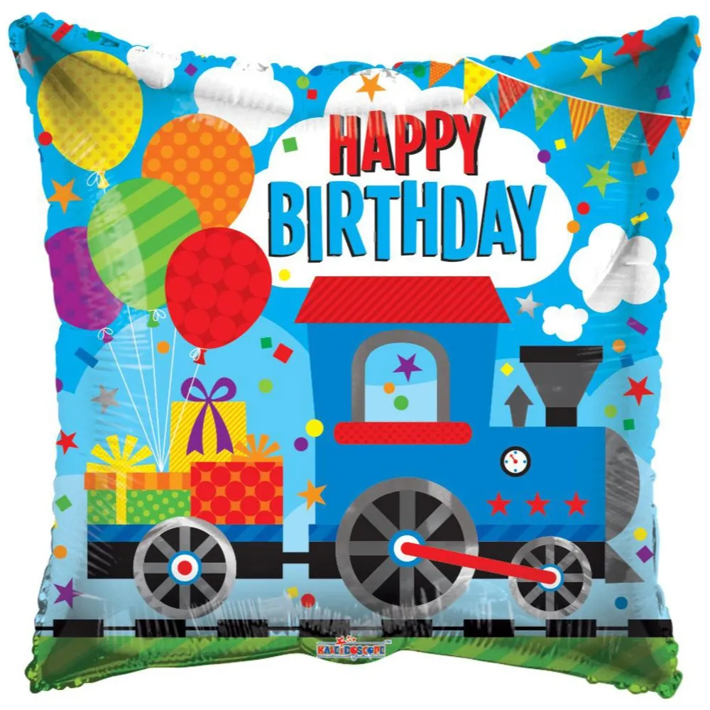 Balon Folie Patrat HB Trenulet 45cm