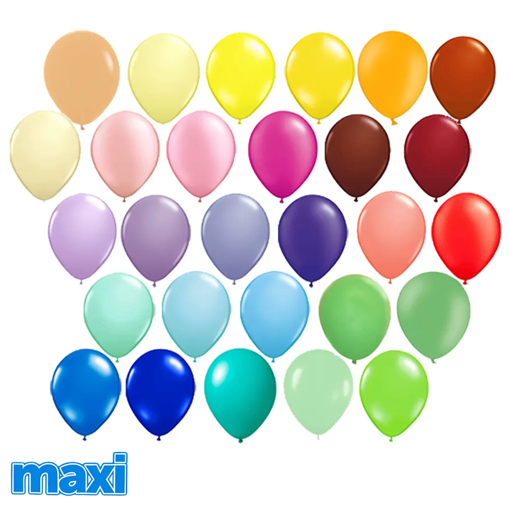 SET 250 Baloane Latex 33cm Standard Multicolor MAXI G120.80