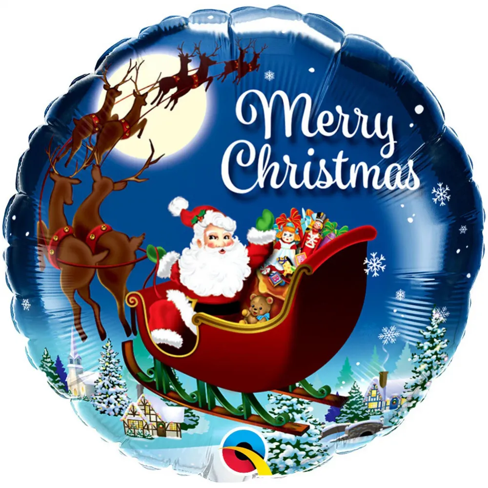 Balon Folie Merry Christmas Classic 45cm 15040 QUALATEX