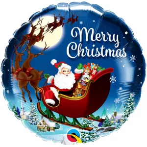 Balon Folie Merry Christmas Classic 45cm 15040 QUALATEX