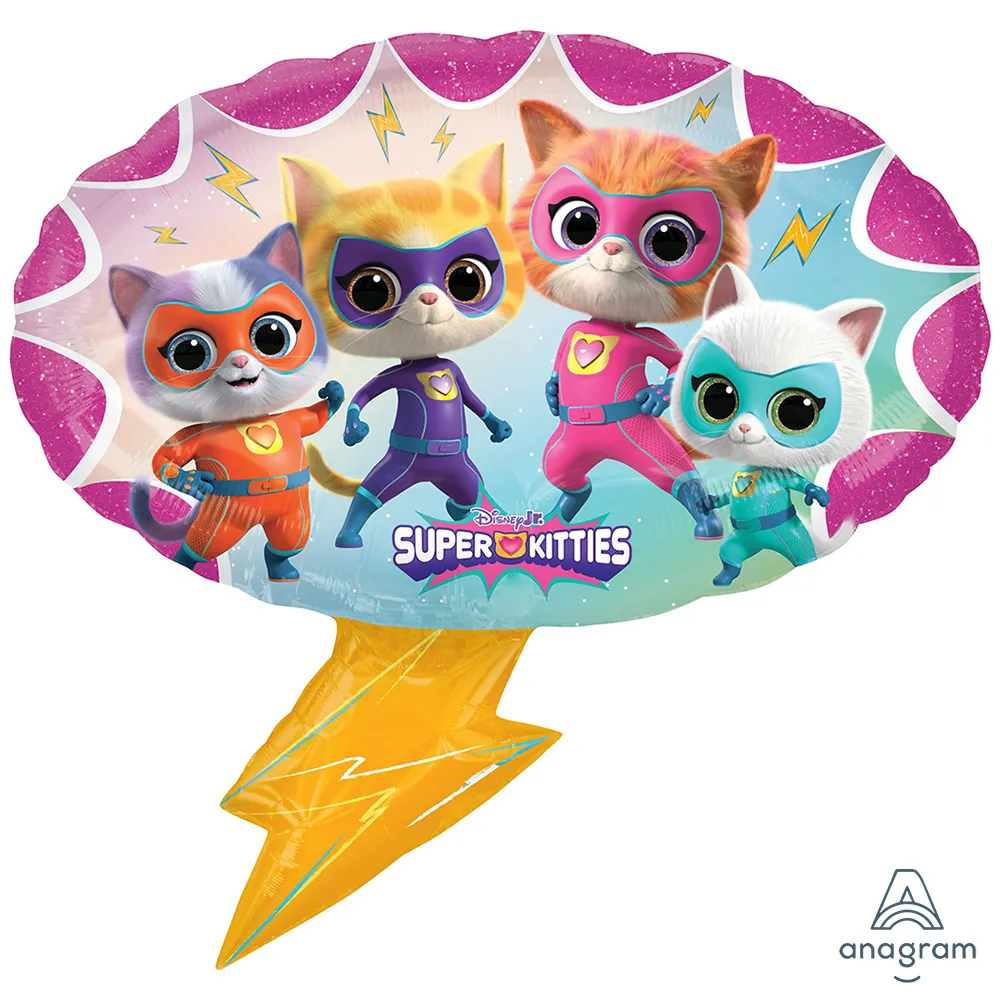 SuperShape Balon Folie Super Kitties 68cm ANAGRAM 48680