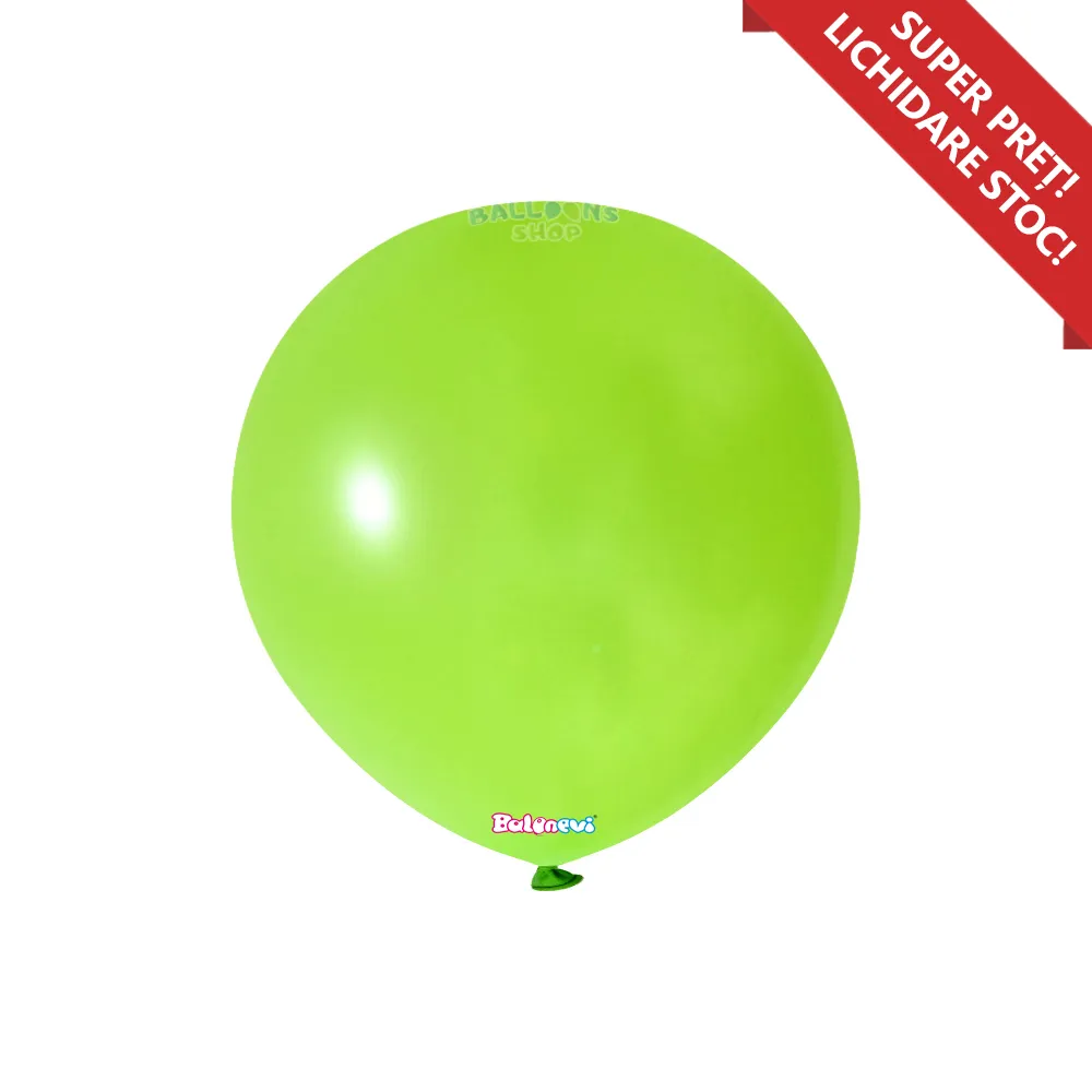 Baloane latex 13cm Standard Verde Deschis -13