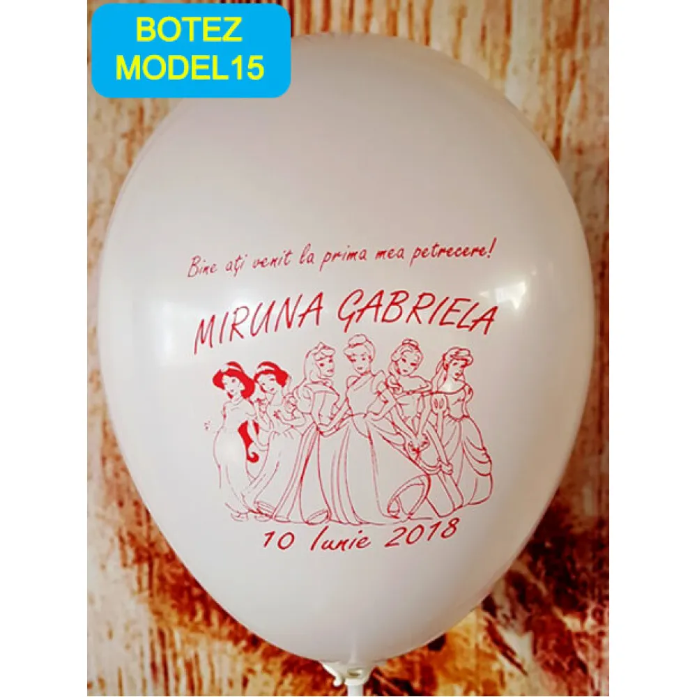 Baloane personalizate botez-BM15