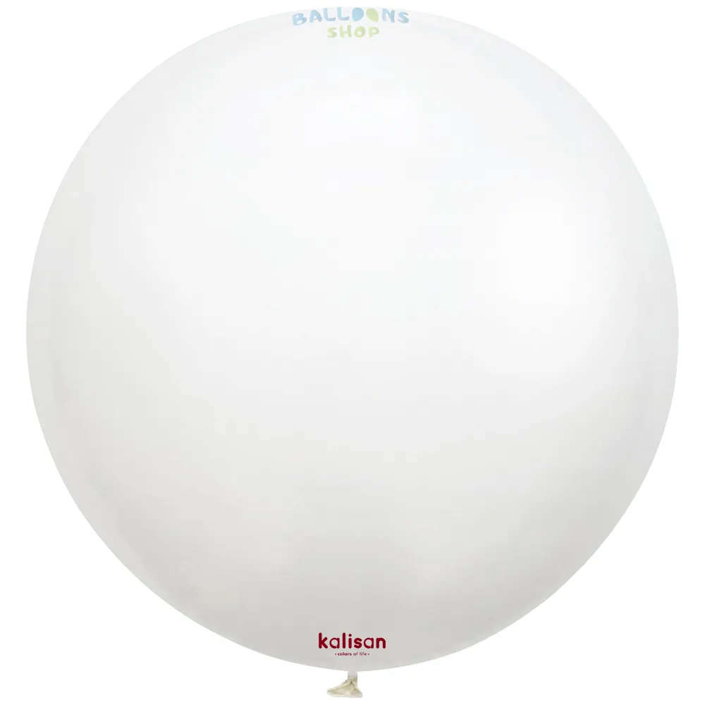 Balon Jumbo Latex 90cm Alb Standard 2312
