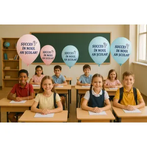 Set 30 Baloane personalizate Succes in noul an scolar! BLS202545
