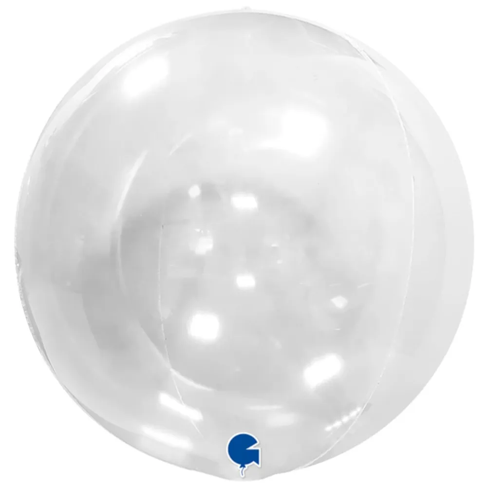 Balon Folie Sfera 4D Transparent 38 cm Grabo