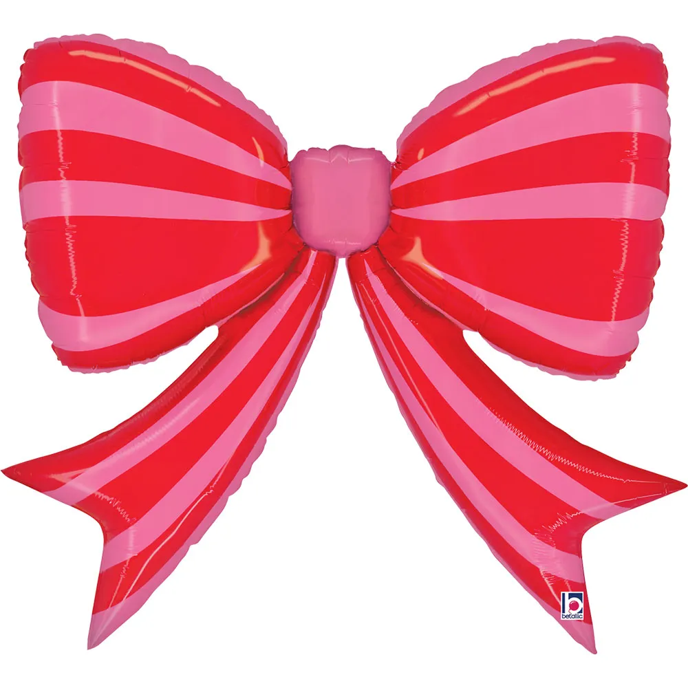 Balon Folie Figurina Funda Rosie cu Dungi Roz 90x73cm