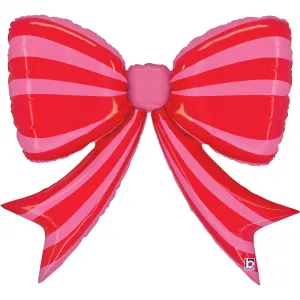 Balon Folie Figurina Funda Rosie cu Dungi Roz 90x73cm