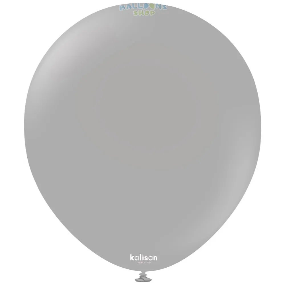 Baloane latex 30cm Gri Standard 2335