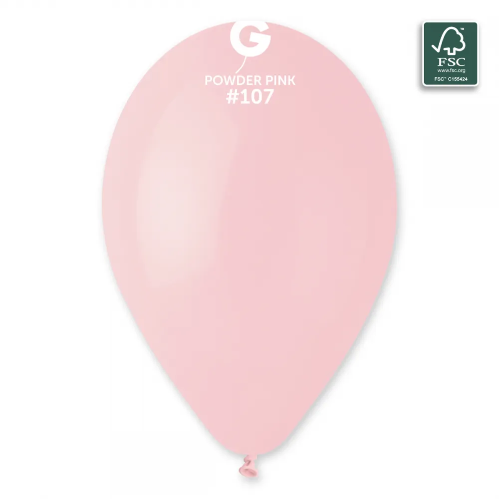 SET 250 Baloane latex 33cm Powder Pink MAXI G120.107
