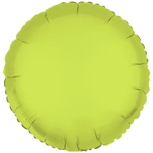 Balon Folie Rotund Galben Neon 43cm R-10045-PKG