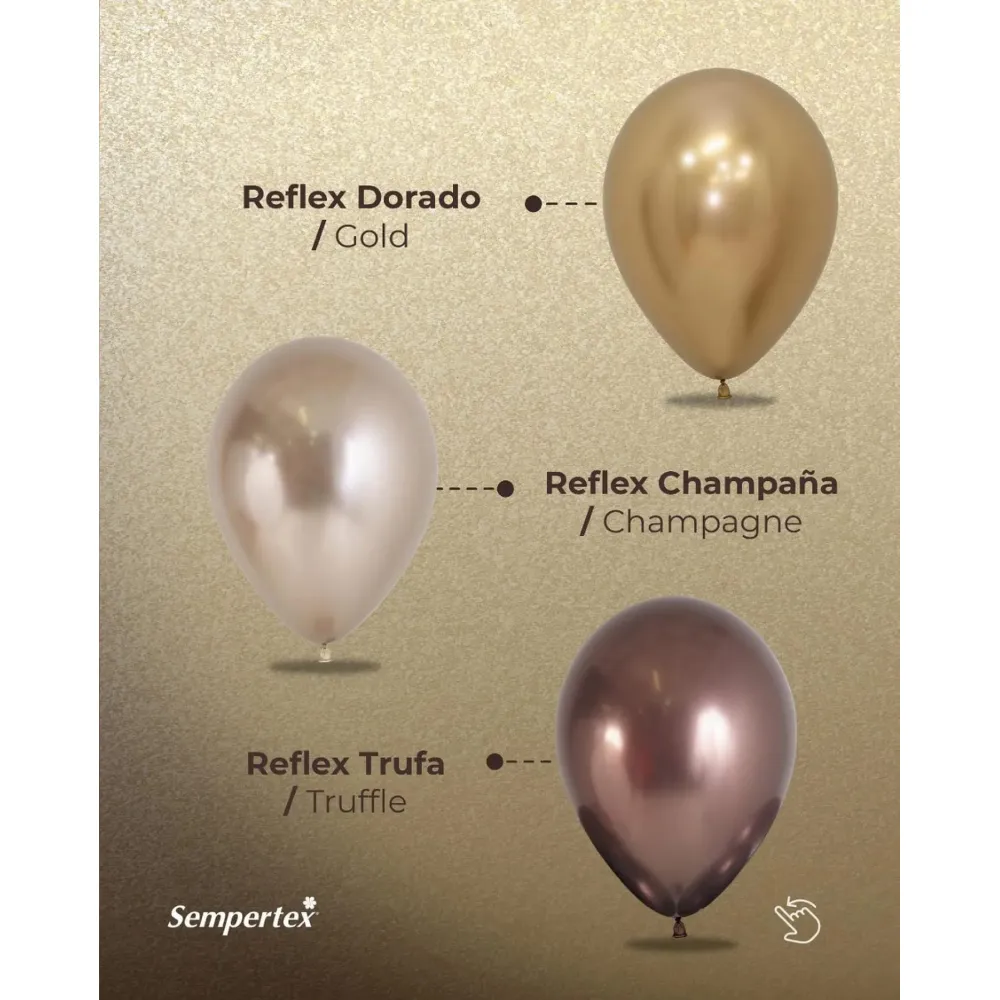 Balon Jumbo latex Reflex Truffle 40cm
