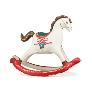Balon Folie Figurina Rocking Horse Craciun 118x104cm