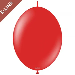 Baloane Latex 30cm K-Link Rosu Standard 2313 31223132