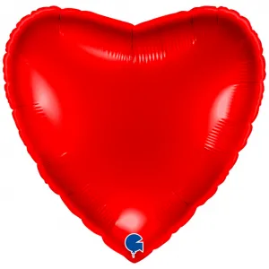 Balon Folie Inima Rosie 56cm