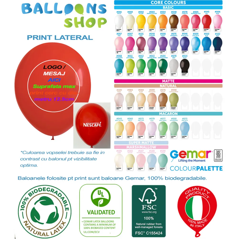 Pachet baloane personalizate SCOALA + butelie 202540