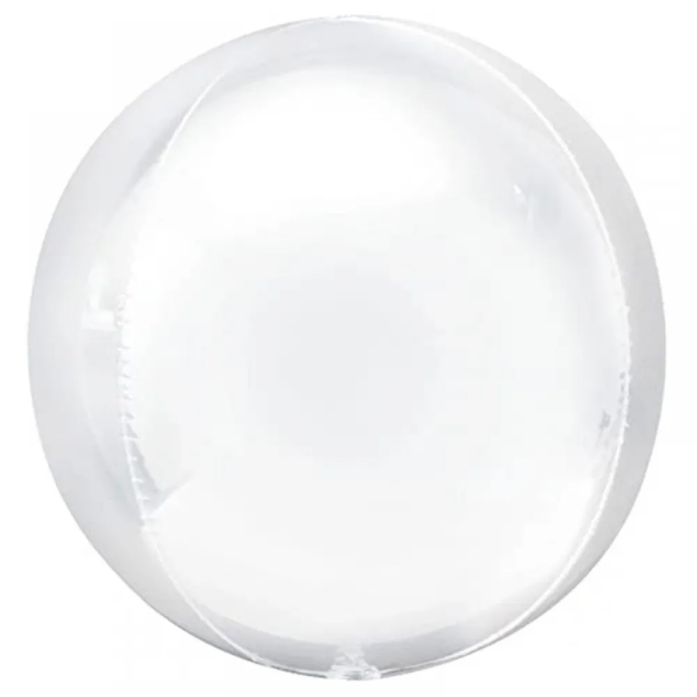 Balon Folie Sfera 25cm ORBZ ALB
