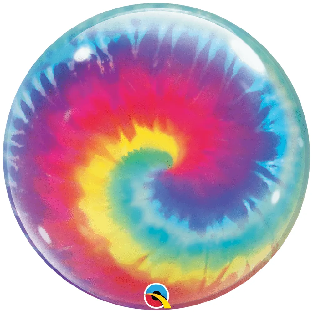 Deco Bubble Tie Dye Swirls 22inch - 55cm 13084 Qualatex