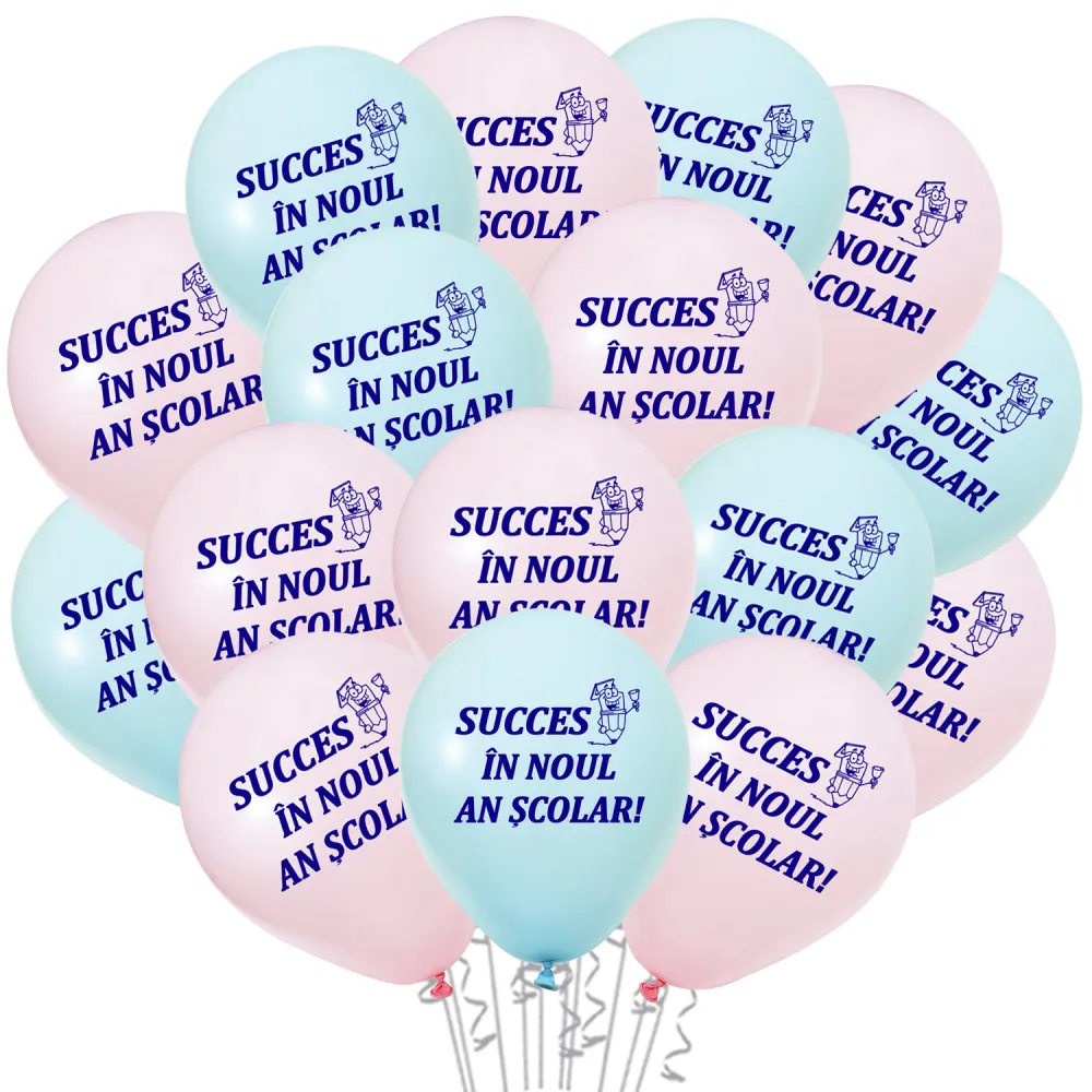 Set 30 Baloane personalizate Succes in noul an scolar! BLS202545