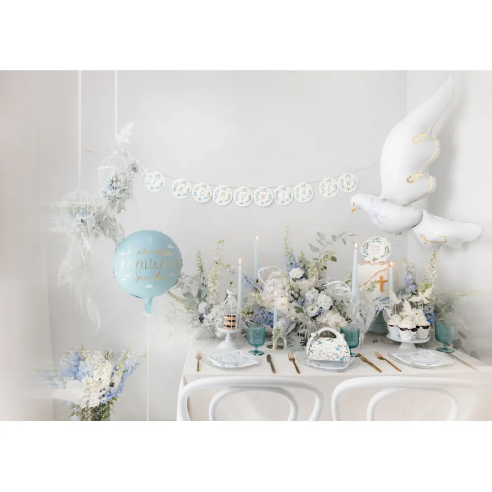 Balon Folie Porumbel alb 80x100cm Party Deco