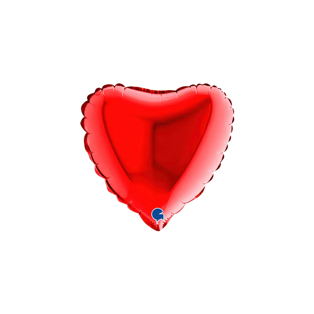 Balon Folie Inima Rosie 10cm Grabo