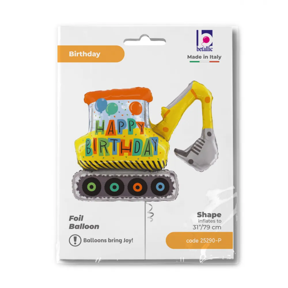Balon Folie Figurina HB Excavator 79cm Grabo