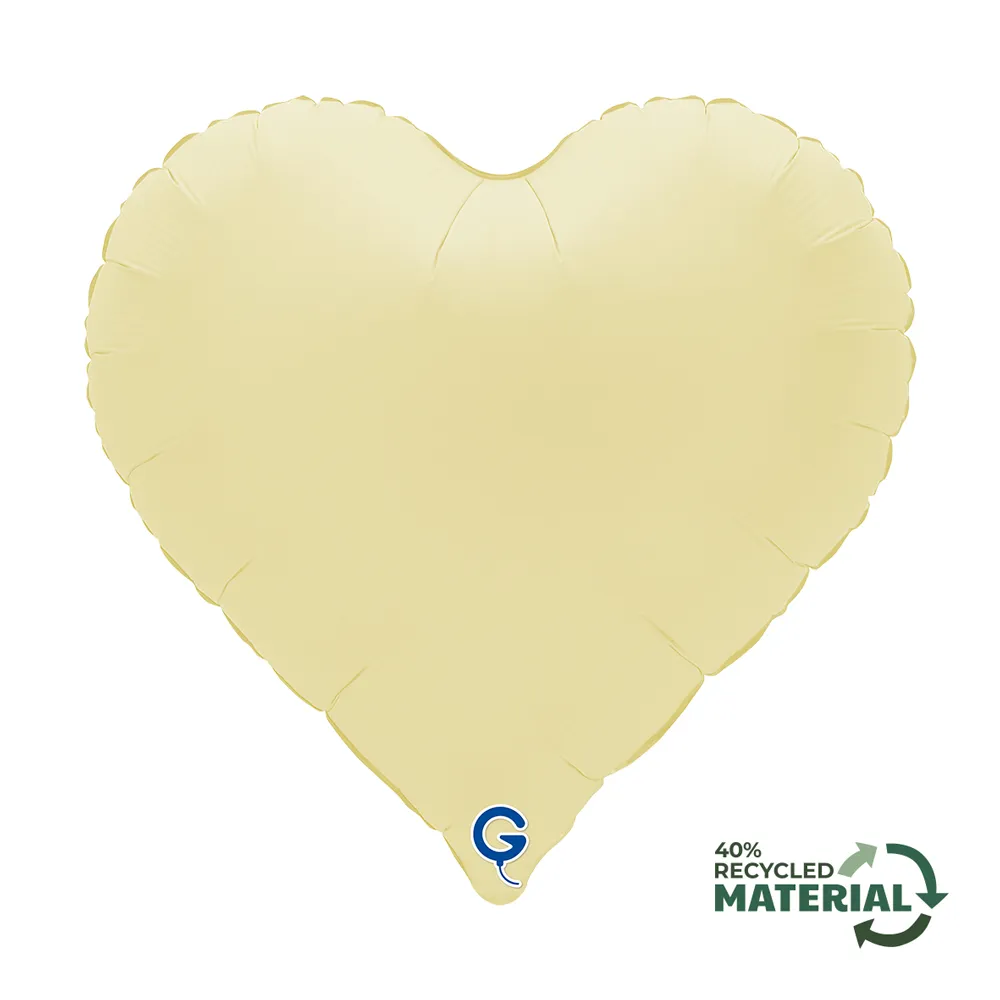 Balon Folie Inima Sweetie Mat French Butter 46cm