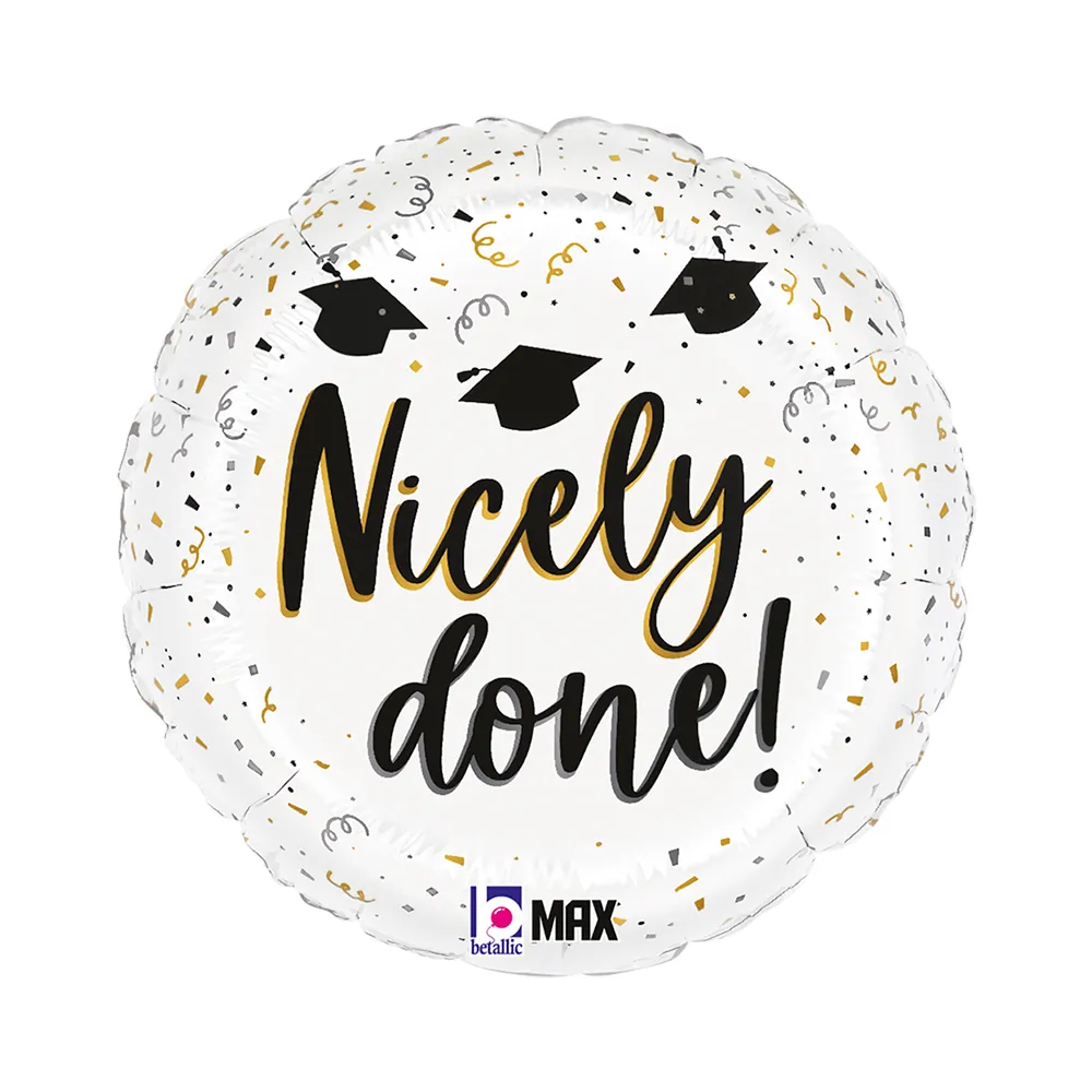 Balon Folie Happy Graduation Confetti 46cm