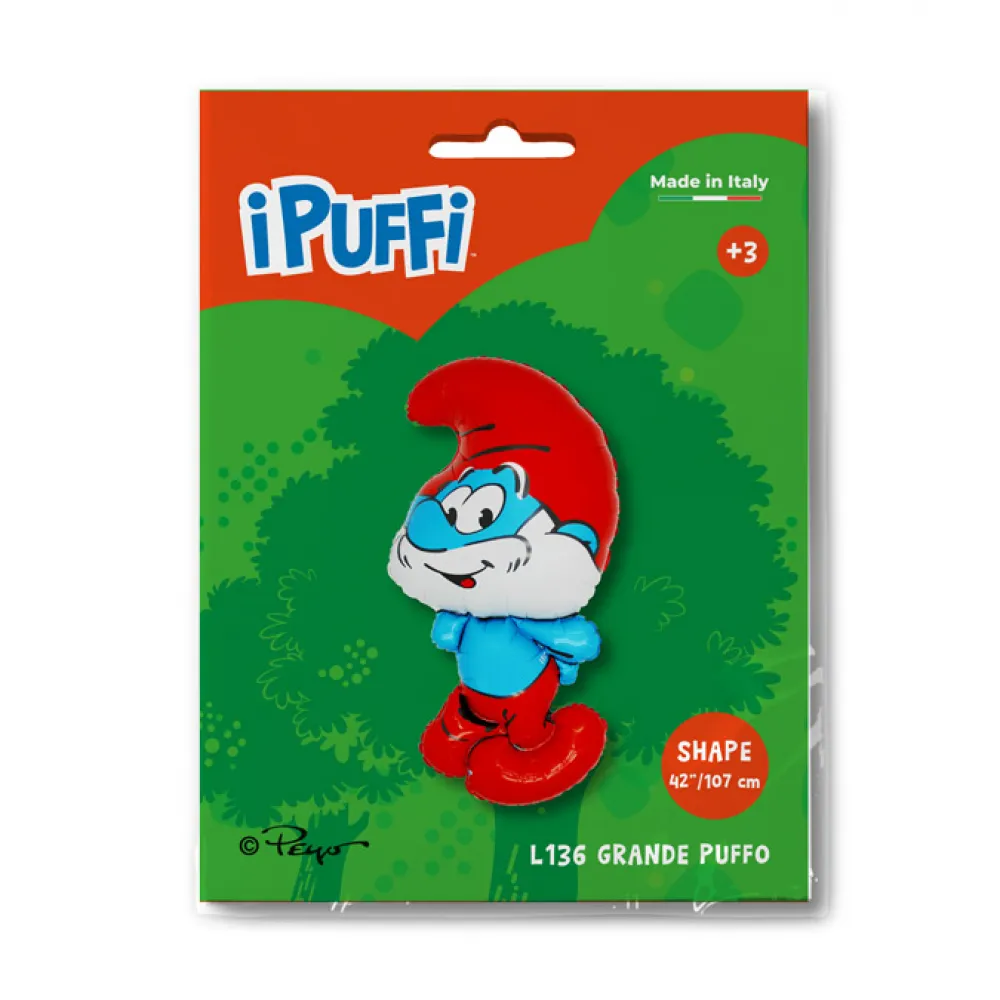 Balon Folie Figurina Papa Strumf 107cm GRABO