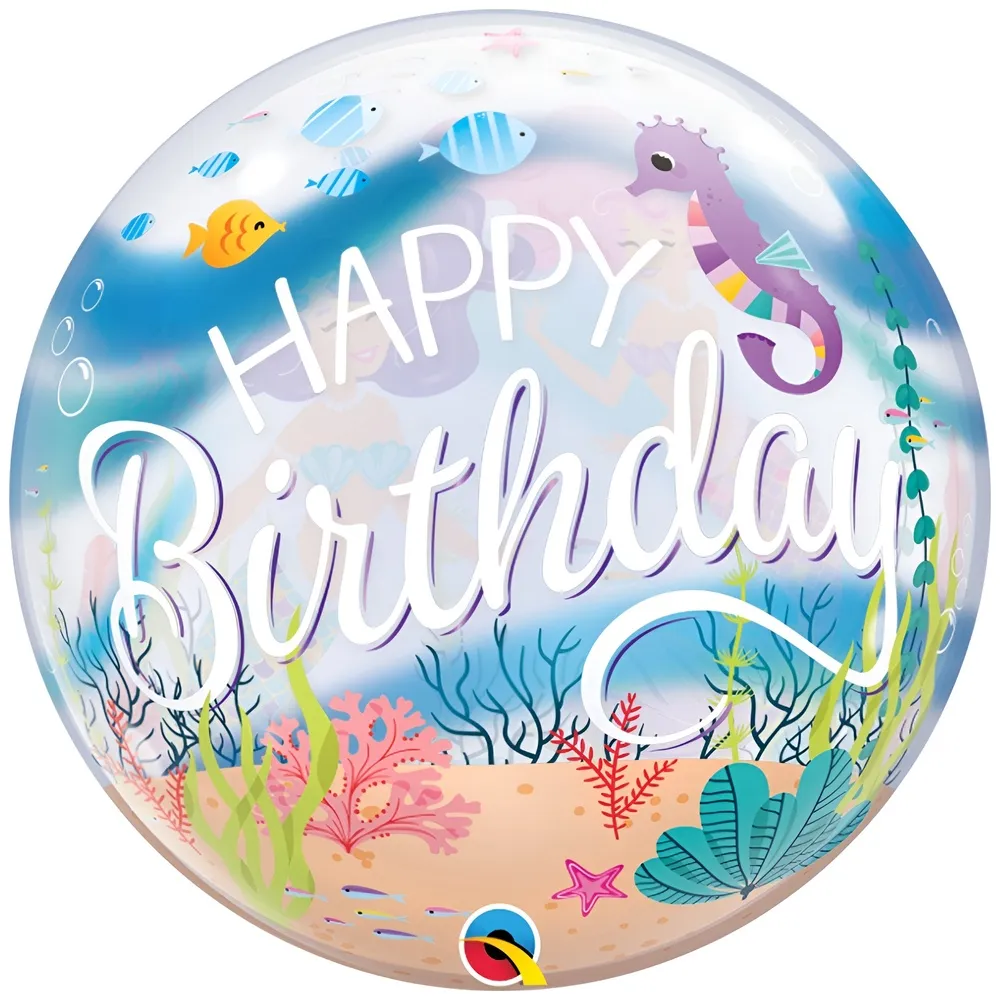Deco Bubble Sirene 22inch - 55cm 87741 Qualatex