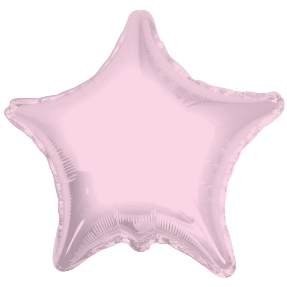 Balon Folie Stea Roz Deschis 45cm