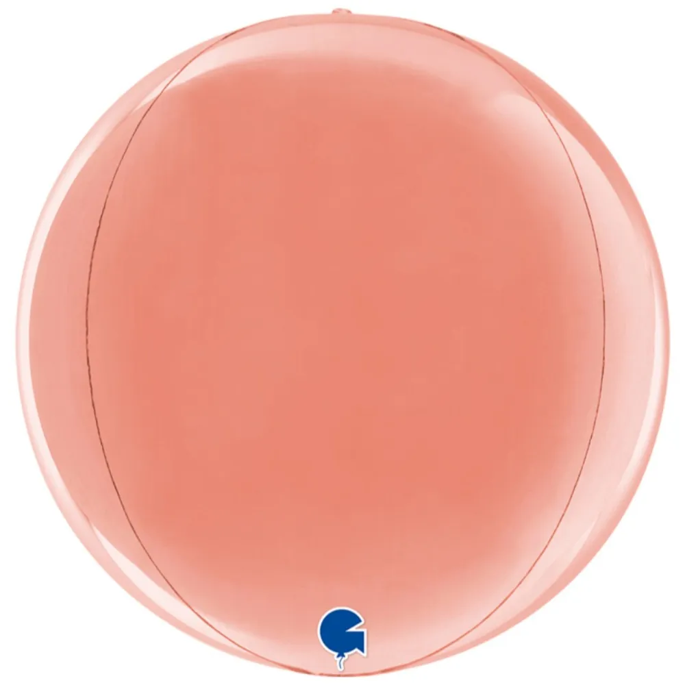 Balon Folie Sfera 4D Rose Gold 38 cm Grabo