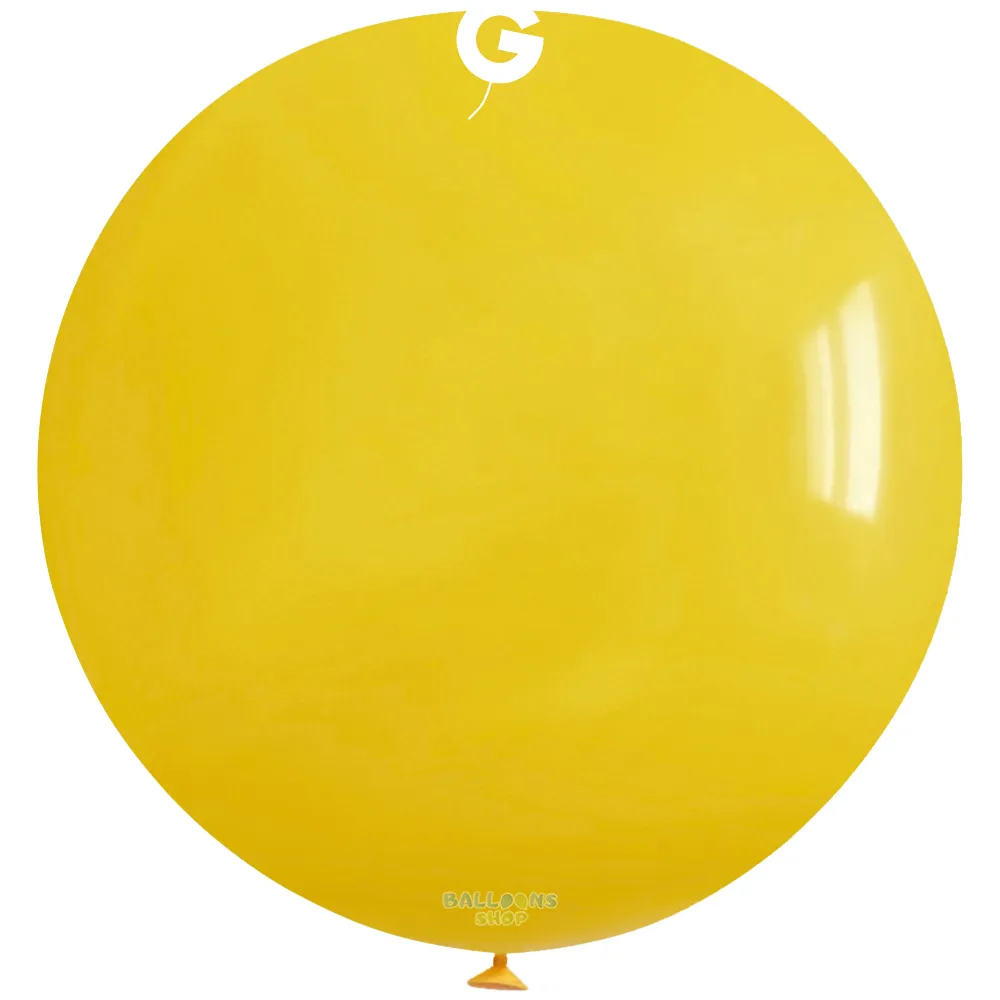 Balon Latex Jumbo 75cm Standard Galben Inchis G30.03