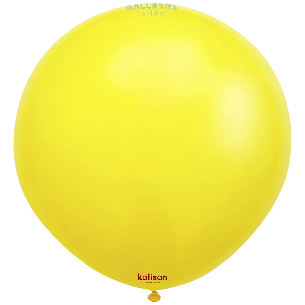 Balon Jumbo Latex 45cm Galben Standard 2315