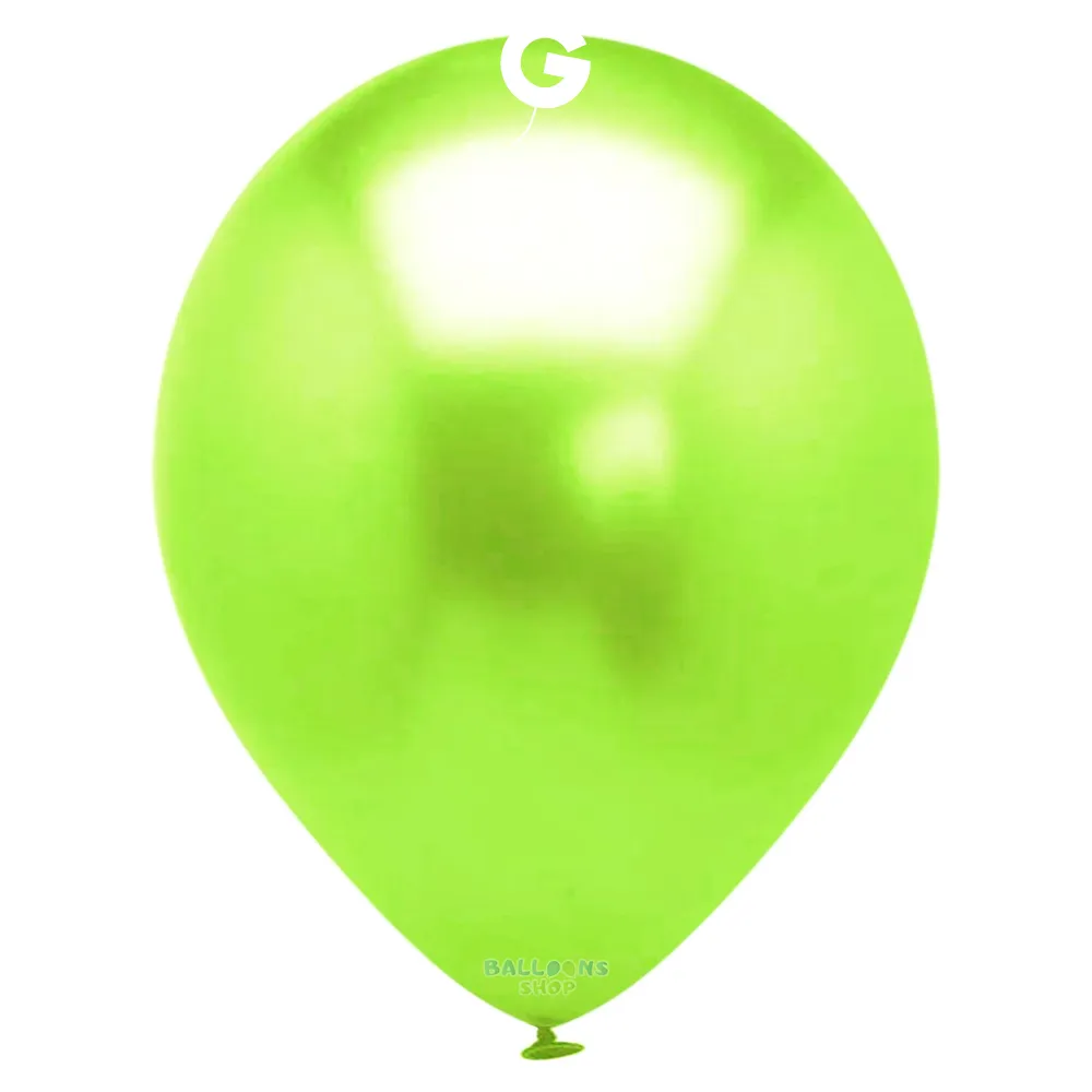 Baloane Latex 26cm Verde Deschis Metalic GM90.67