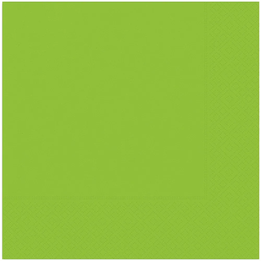 Set 16 Servetele Petrecere Verde Lime Pastel PL7062