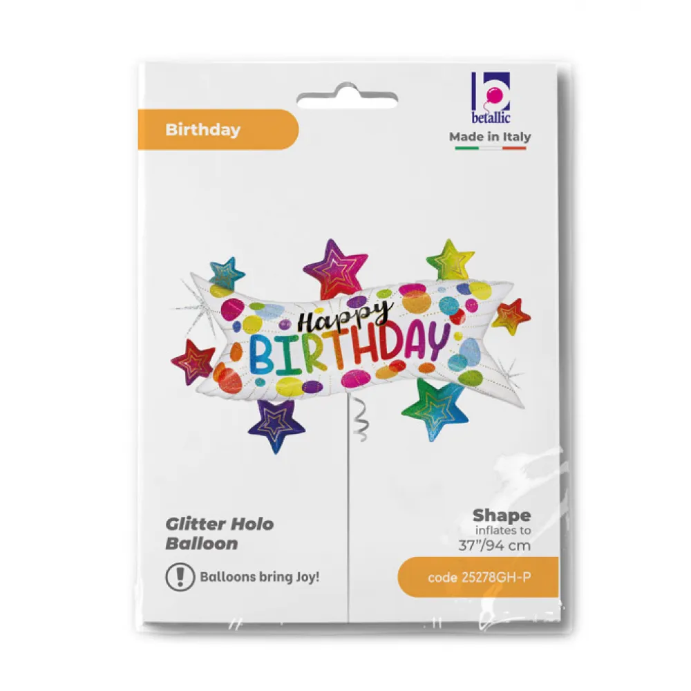 Balon Folie Figurina Banner HB Stelute 94 cm GRABO