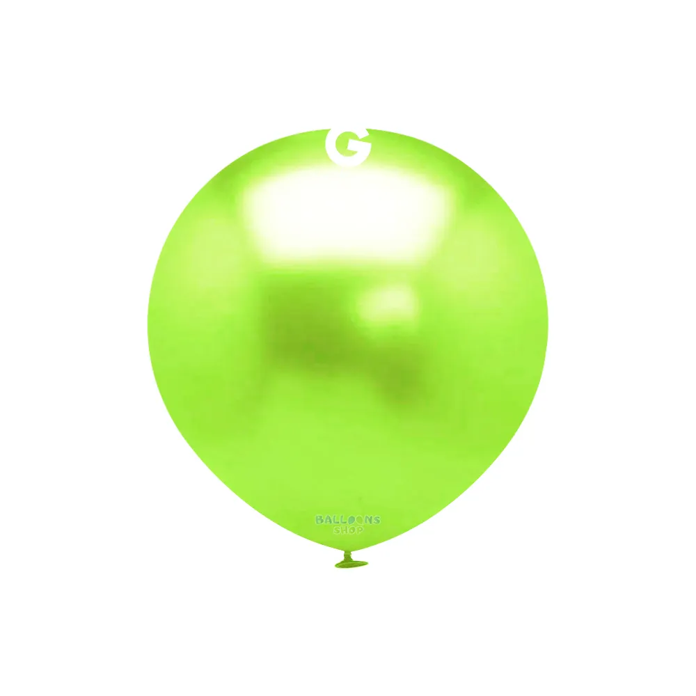 Baloane Latex 13cm Verde Deschis Metalic AM50.67