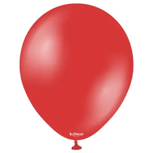 SET 50 Baloane Latex 28cm Red Metalic 7015