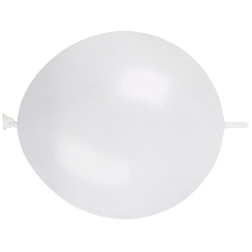 Baloane Latex G-Link 33cm Metalice Alb GL13.29