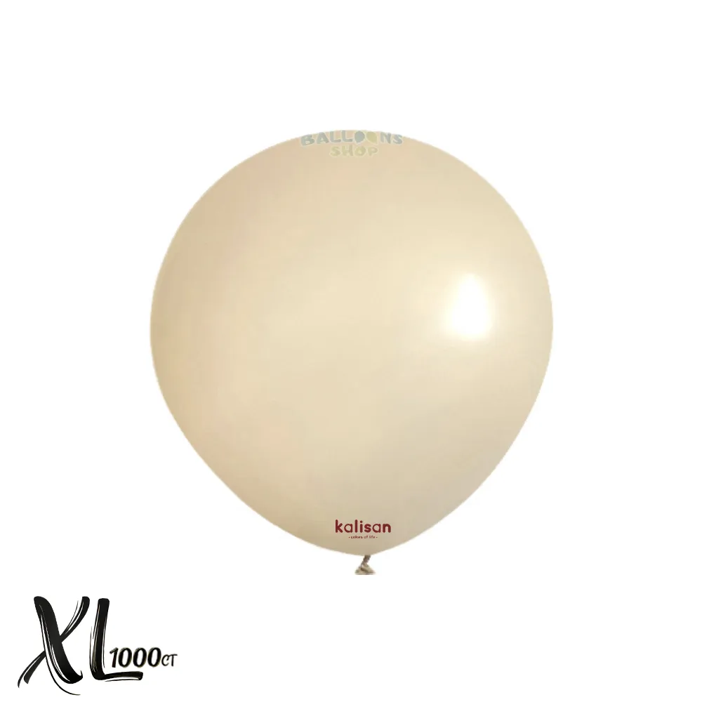 SET 1000 Baloane Latex 13cm White Sand Retro XL 8015