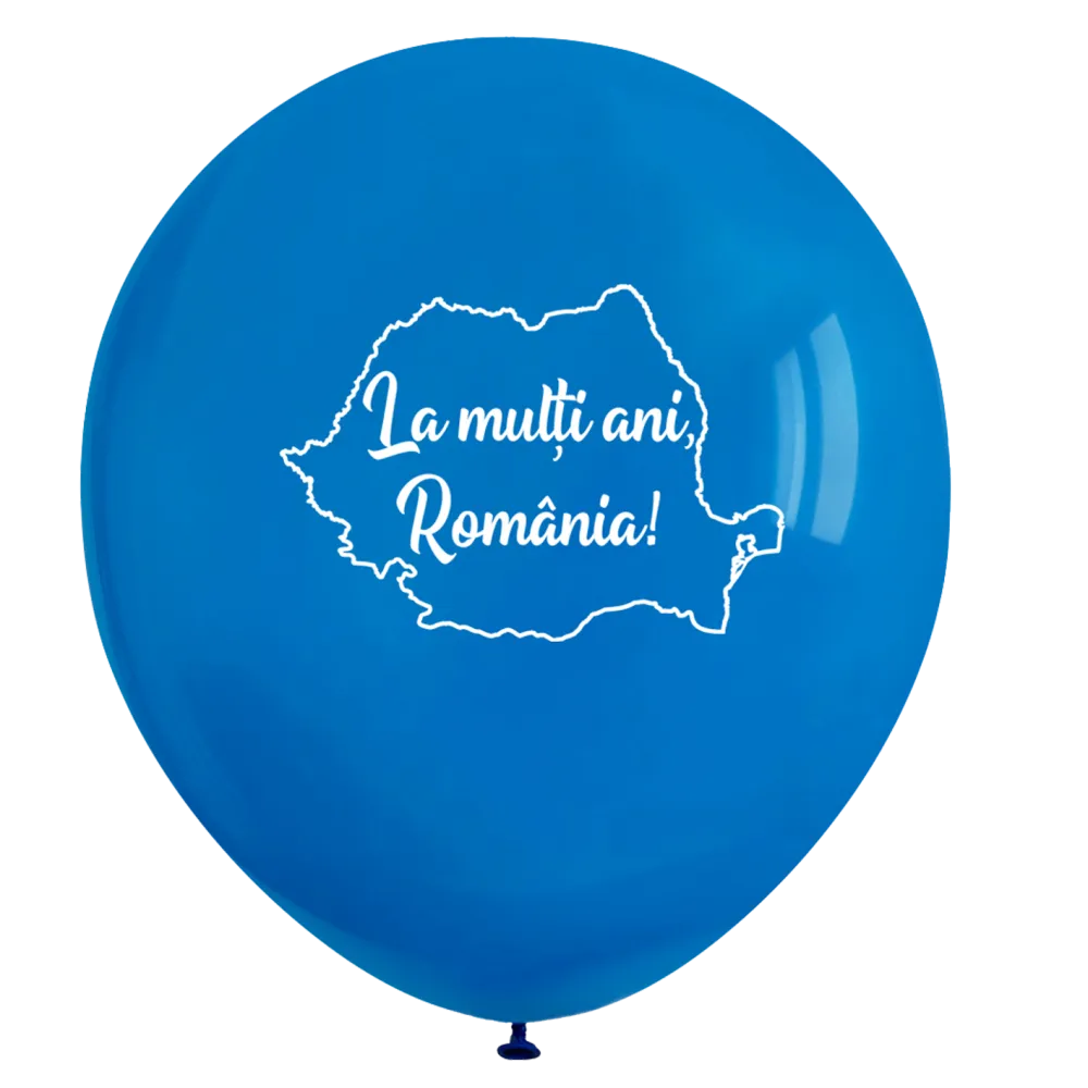 Set 50 Baloane Tricolor La multi ani Romania