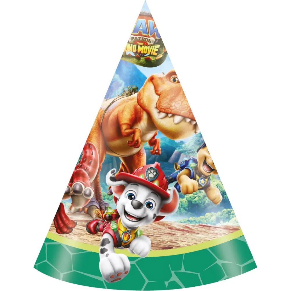 Set 6 Coifuri petrecere Patrula Catelusilor 3 Dino Movie
