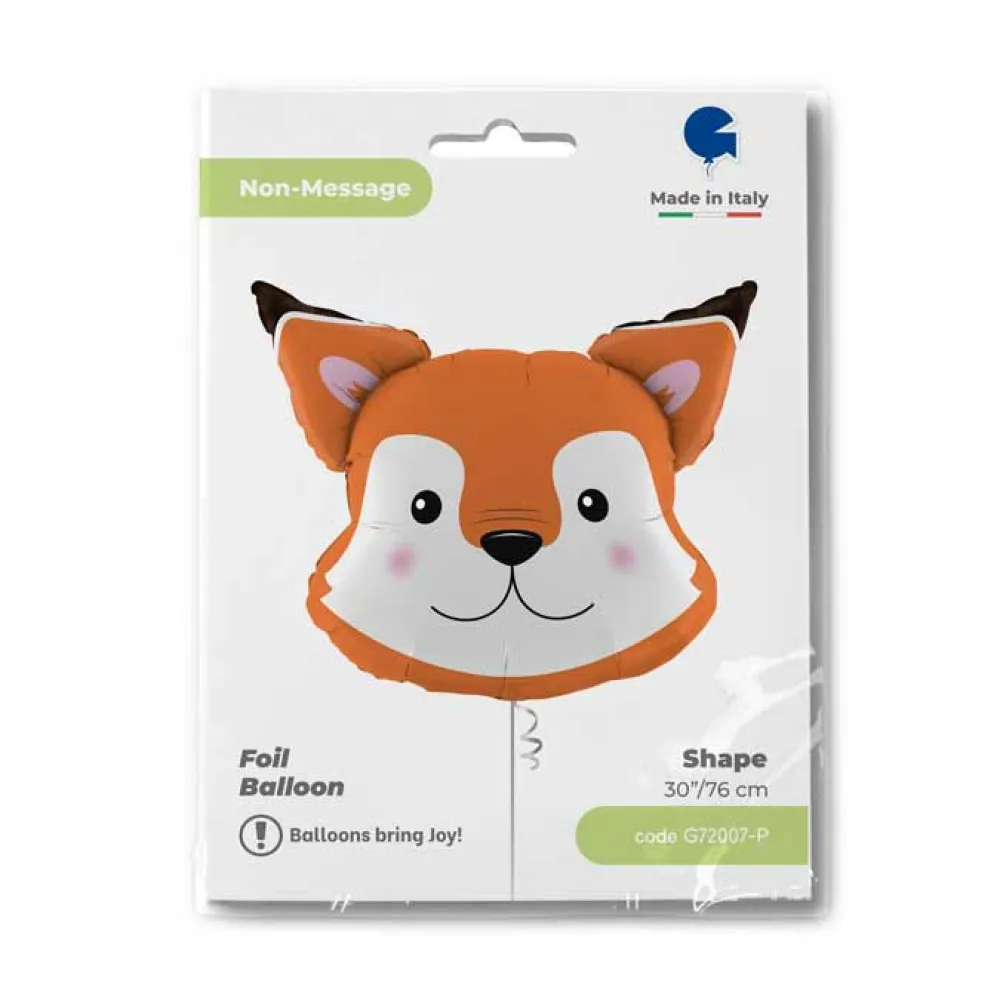 Balon Folie Figurina Cap Vulpe 76 cm Grabo