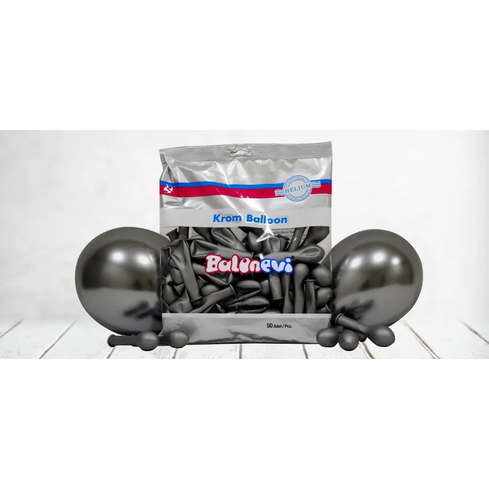 Baloane latex 15cm Chrome Culori Asortate