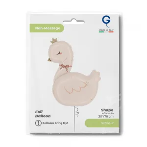 Balon Folie Figurina Lebada Boho 76cm