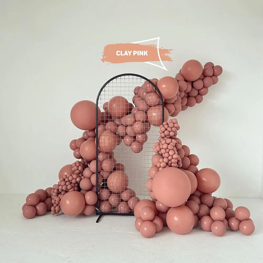 Baloane latex 30cm Clay Pink Standard Kalisan 2351
