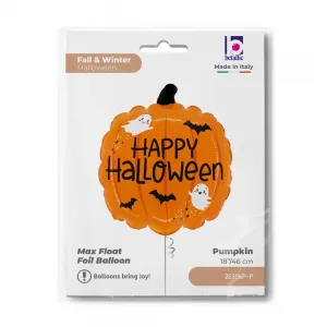 Balon Folie Figurina Dovleac Happy Halloween 46cm