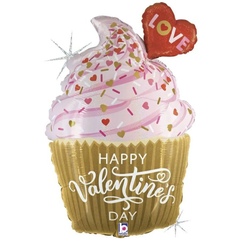 Balon Folie Jumbo Briosa Happy Valentine's 79 cm Grabo -